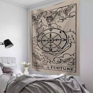 Tarot Tapestry Wheel of Fortune 40 x 30 inches